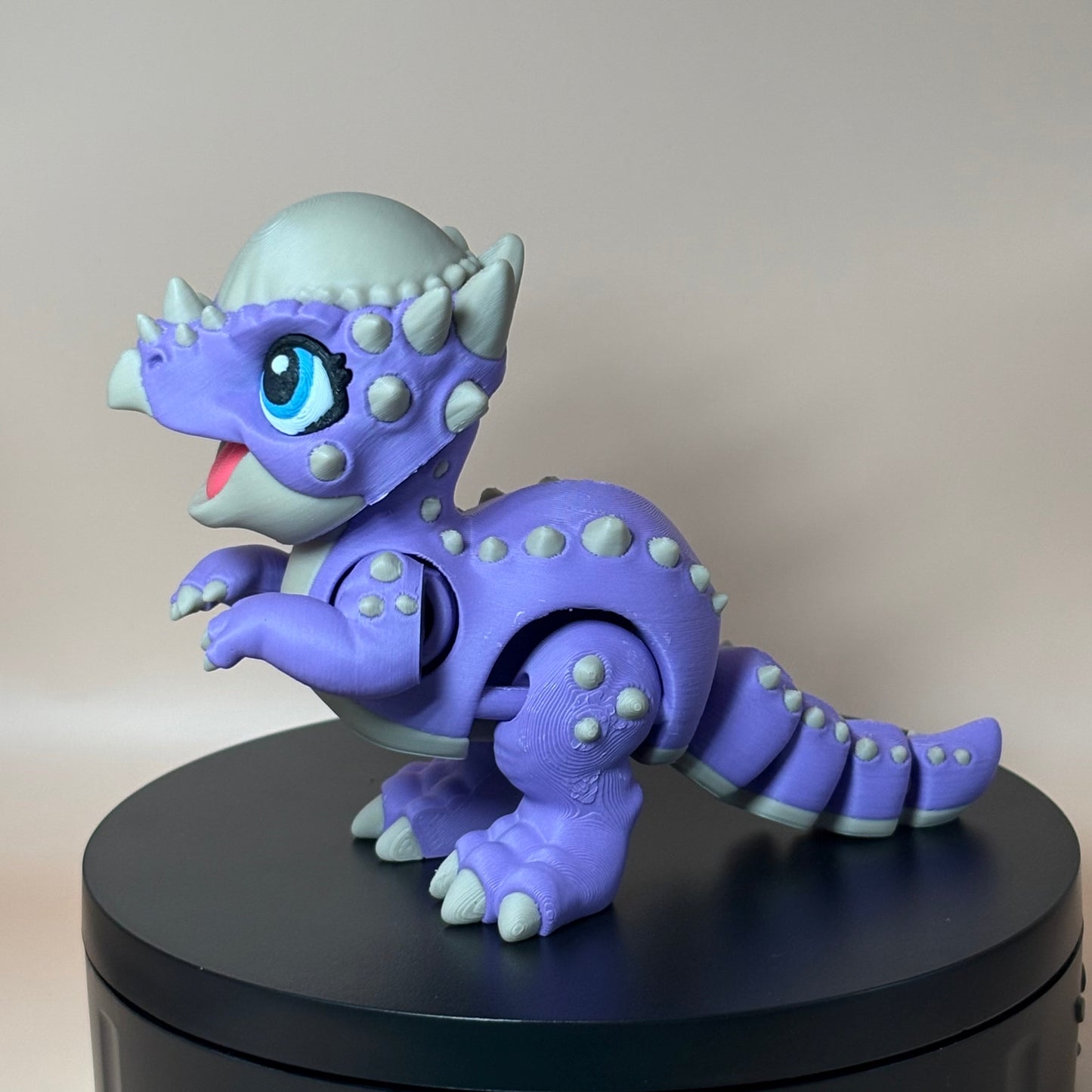Pachycephalosaursus Dinosaur Figurine | Articulated Prehistoric Pal | Flexible Dinosaur Desk Gift