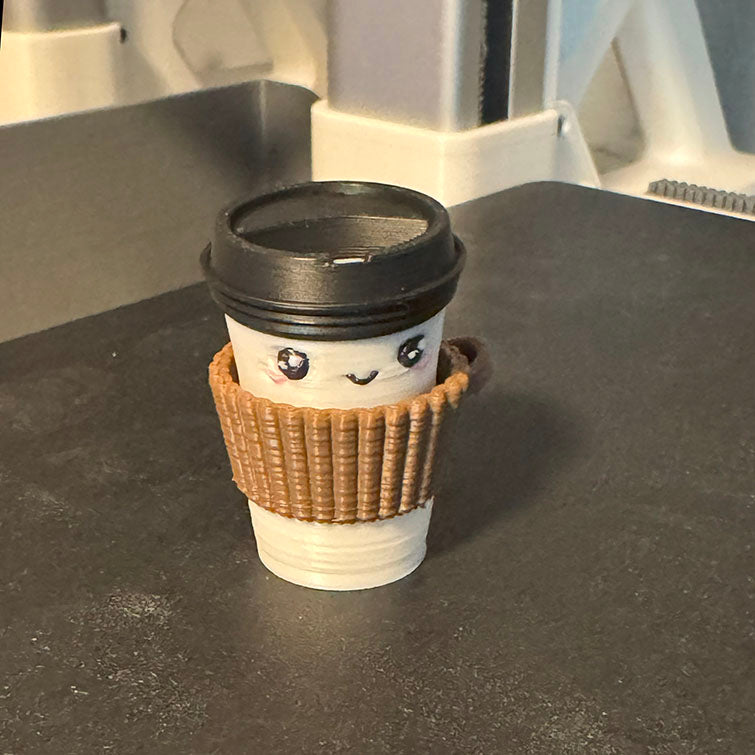 Latte Clicker Keychain