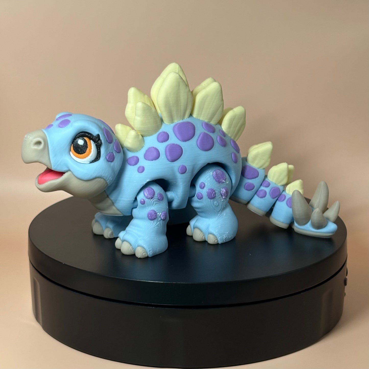 Stegosaurus Dinosaur Figurine | Articulated Prehistoric Pal | Flexible Dinosaur Desk Gift