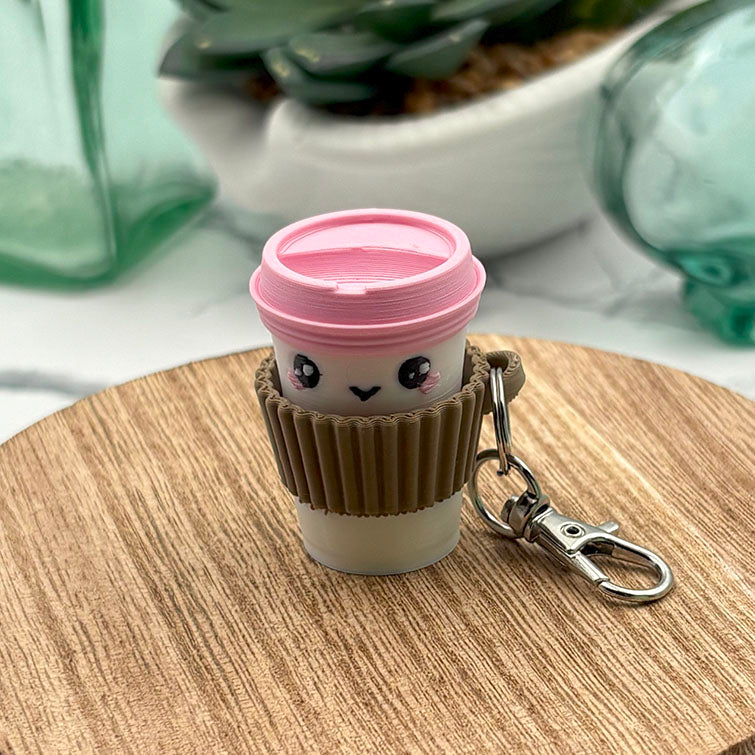 Latte Clicker Keychain
