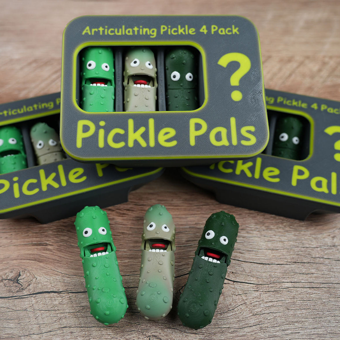 Pickle Pals Ultimate Collection – All 4 Flavors, 16 Pickle Clickers, Collector’s Edition