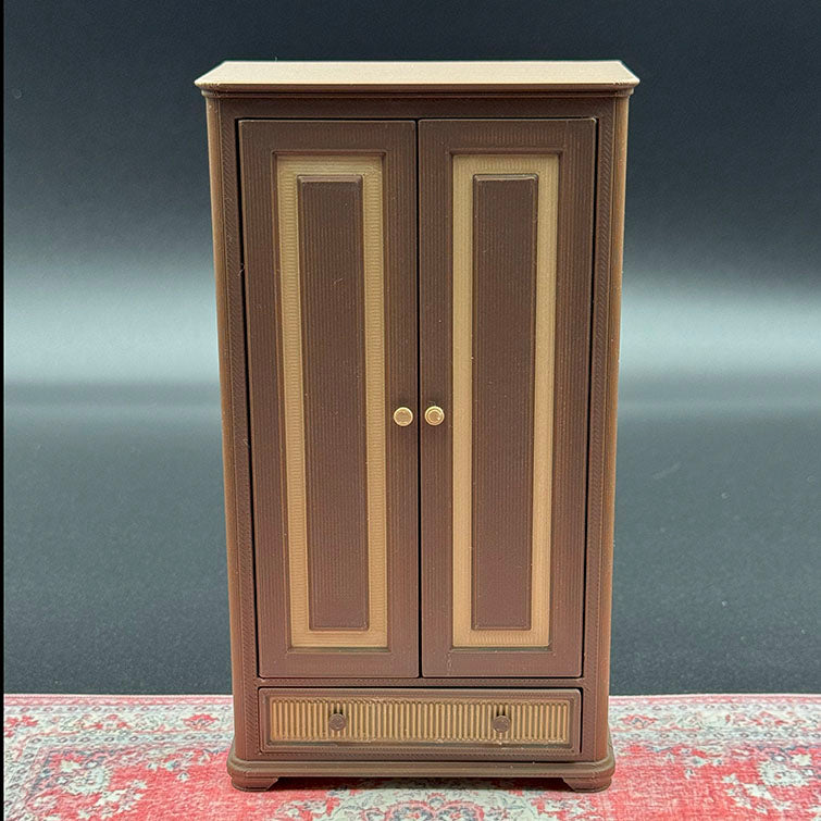 Wardrobe Dollhouse Miniature 1:12 Scale
