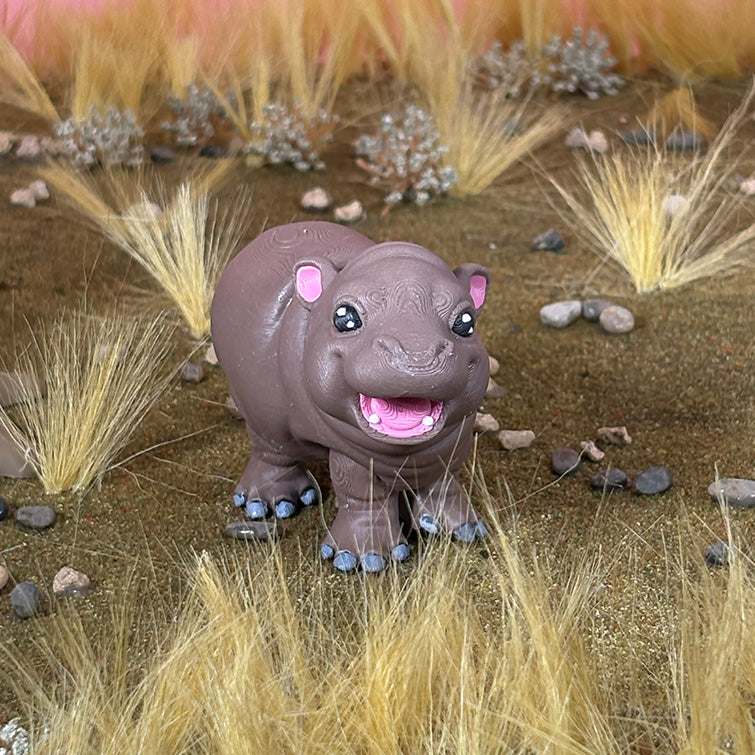 Hazel the Adult Hippo & Hopper the Baby Hippo