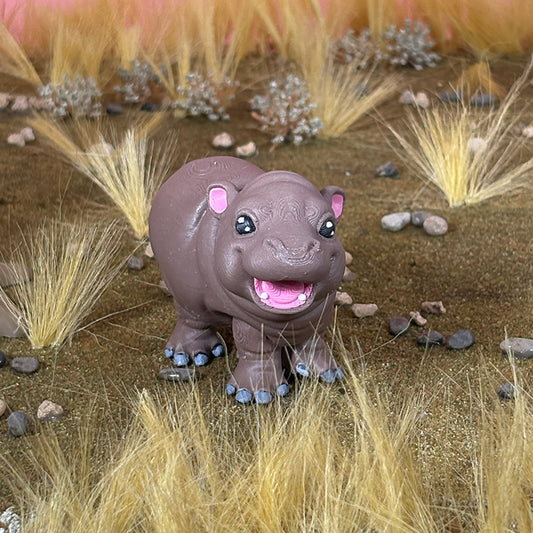 Hazel the Adult Hippo & Hopper the Baby Hippo