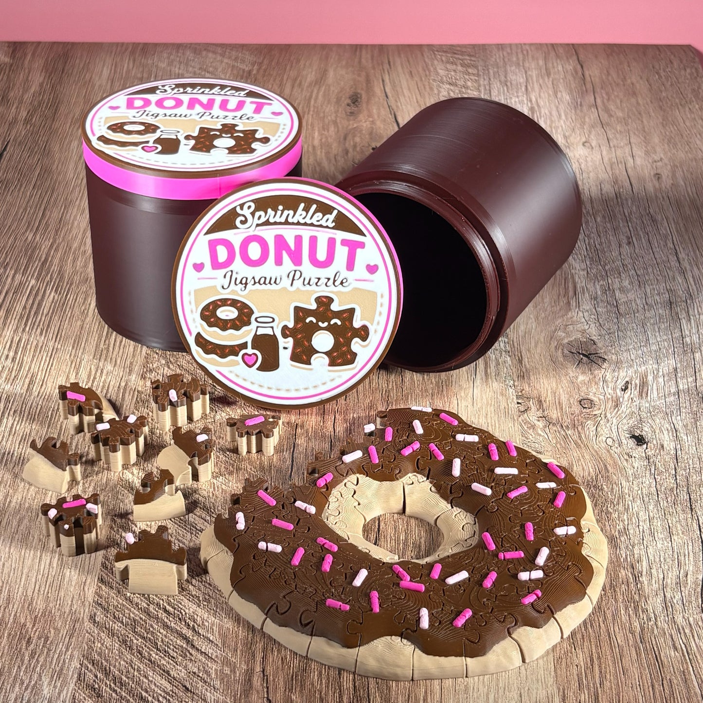 Donut Puzzle π© | 36 or 60 Pieces | 3D Printed |