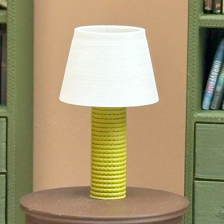 Rope Table Lamp Dollhouse Miniature 1:12 Scale