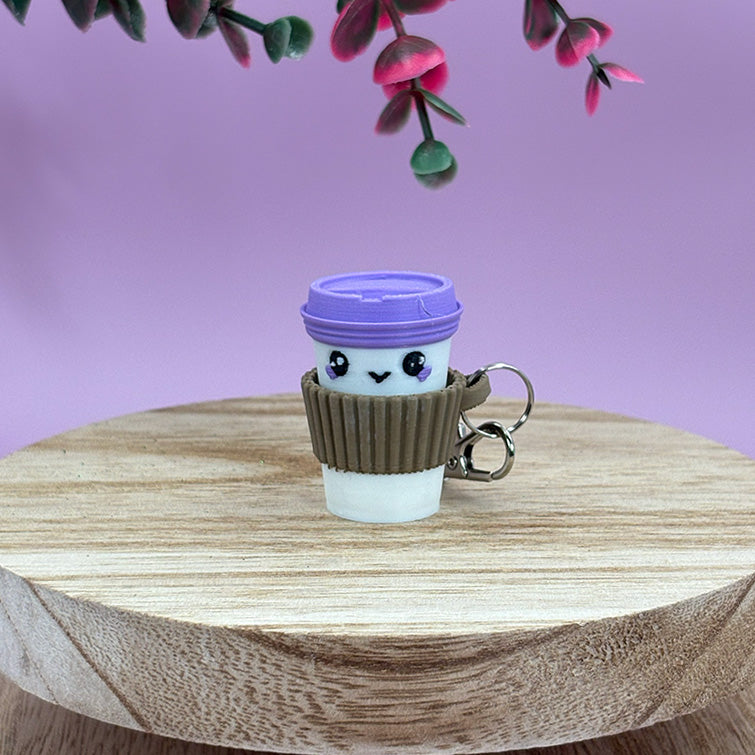 Latte Clicker Keychain