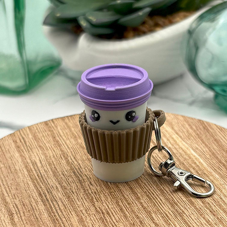 Latte Clicker Keychain