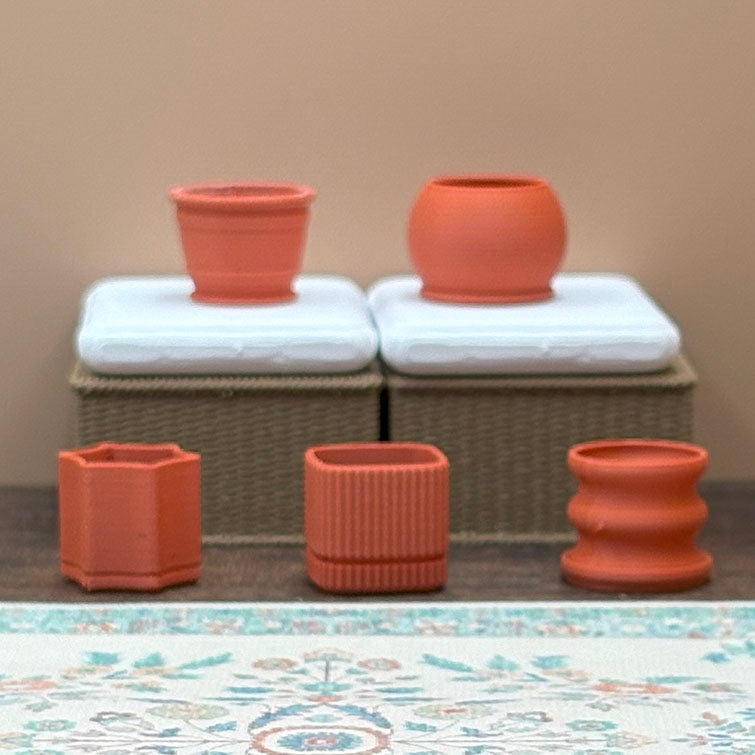 Planters Dollhouse Miniature 1:12 Scale