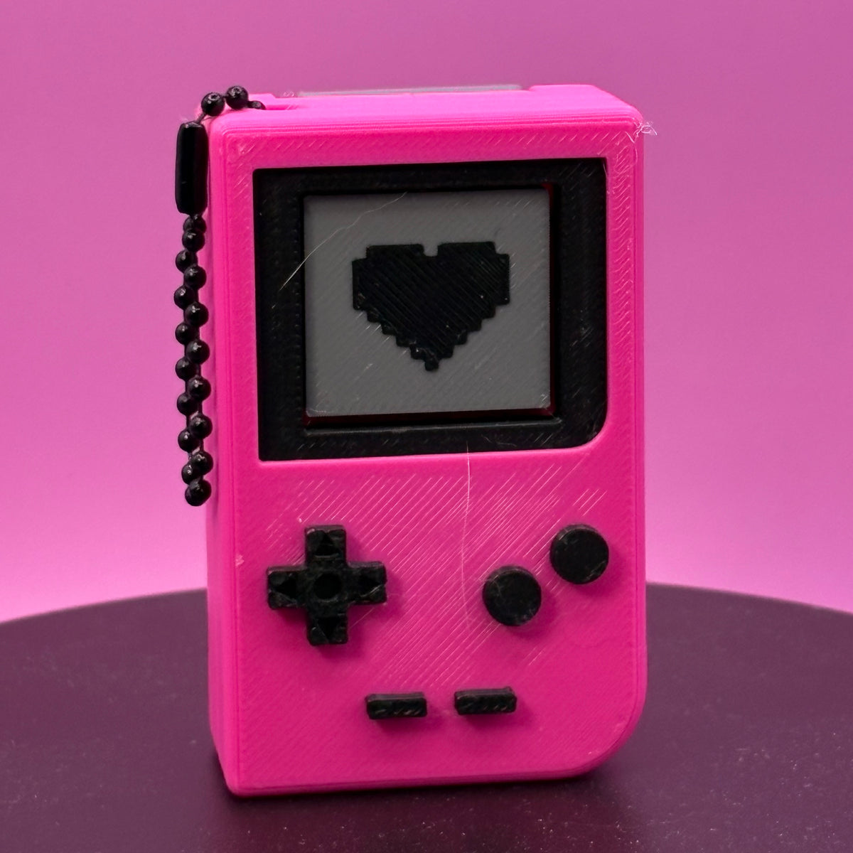 Retro Gaming Clicker Keychain | Teal or Pink | Handheld Fidget Toy | Nostalgic Gamer Gift | 3D Printed Bag Charm