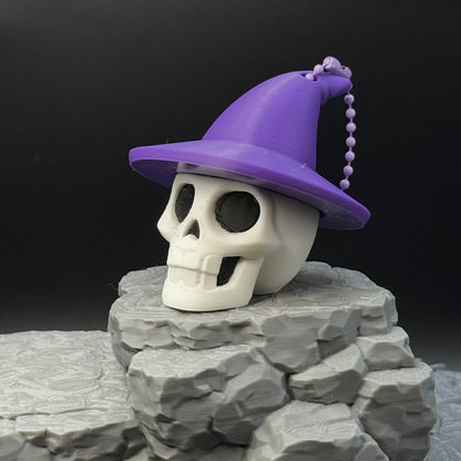 Haunted Heads Clicker Keychains | Spooky Zombie & Skeleton Clicker Keychains & Bag Charms
