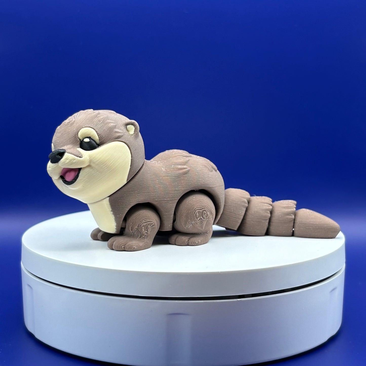 Sea Otter Figurine |  Articulated Oliver the Sea Otter | Ocean Friends Collection | Flexi Desk Pet | 3D Printed Gift