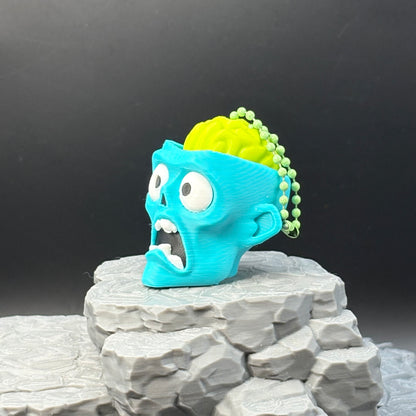 Haunted Heads Clicker Keychains | Spooky Zombie & Skeleton Clicker Keychains & Bag Charms