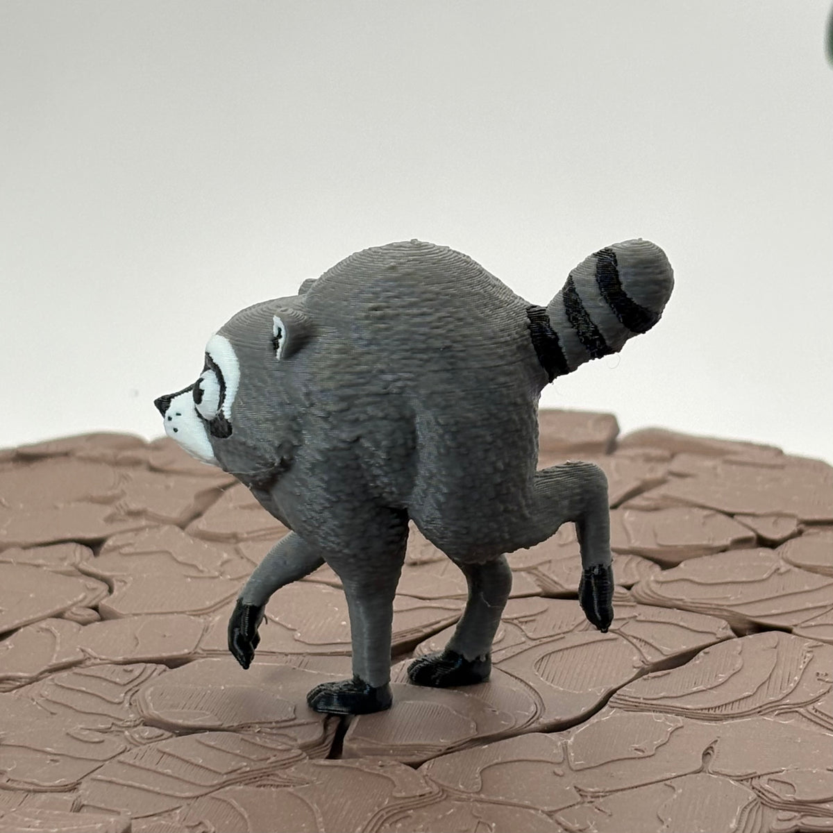 Jimothy Raccoon Figurine or Keychain | Funny Seattle Raccoon  | 3D Printed Collectible | Fun Desk Pet