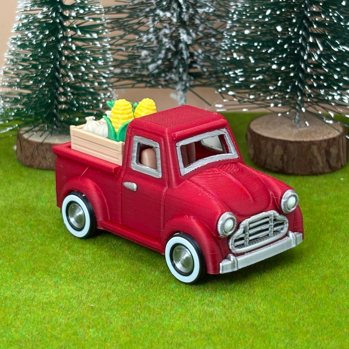 Farmhouse Pickup Truck Clicker | 4-in-1 Fidget Clicker | Mini Farm Truck | 3D Printed Desk Fidget | Mini Grocery Gift (Copy)