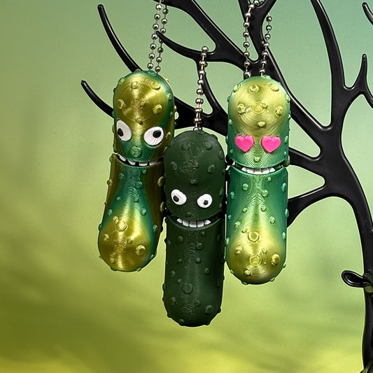 Pickle Fidget Keychains