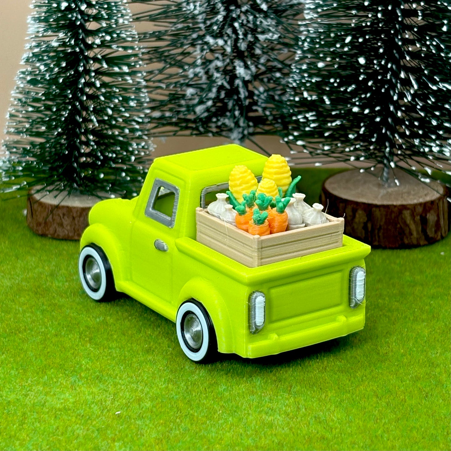Farmhouse Pickup Truck Clicker | 4-in-1 Fidget Clicker | Mini Farm Truck | 3D Printed Desk Fidget | Mini Grocery Gift (Copy)