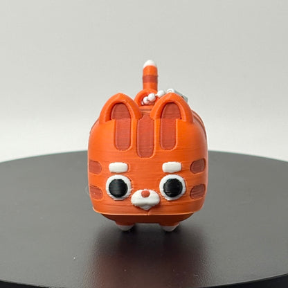 Mega Mini Pet Clicker Keychains | Pug, Cat & Penguin | 3D Printed Pet