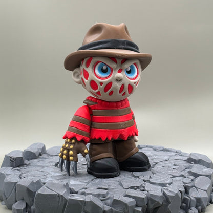 Slasher Horror Figurines | Jason, Michael & Freddy | Halloween Collectibles | 3D Printed