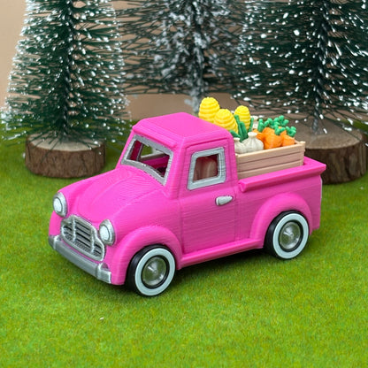 Farmhouse Pickup Truck Clicker | 4-in-1 Fidget Clicker | Mini Farm Truck | 3D Printed Desk Fidget | Mini Grocery Gift (Copy)