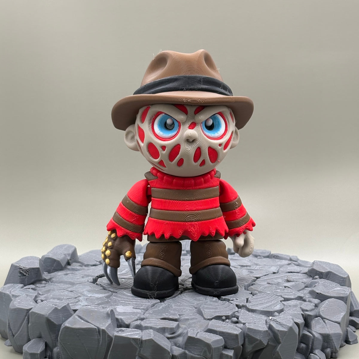 Slasher Horror Figurines | Jason, Michael & Freddy | Halloween Collectibles | 3D Printed