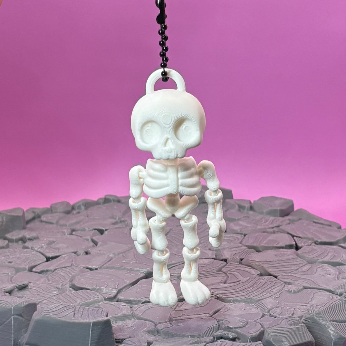 Skeleton Flexi Keychain 💀