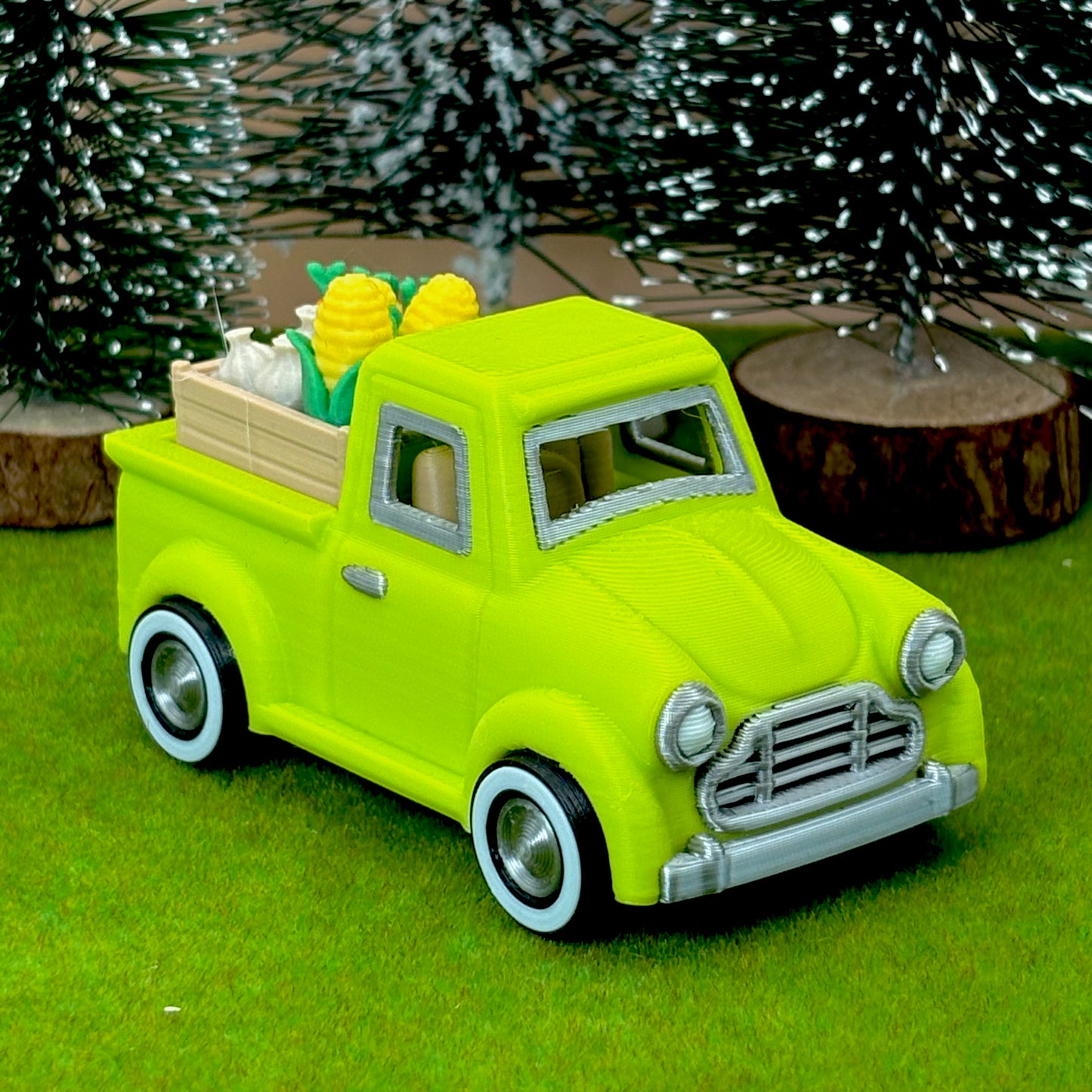 Farmhouse Pickup Truck Clicker | 4-in-1 Fidget Clicker | Mini Farm Truck | 3D Printed Desk Fidget | Mini Grocery Gift (Copy)