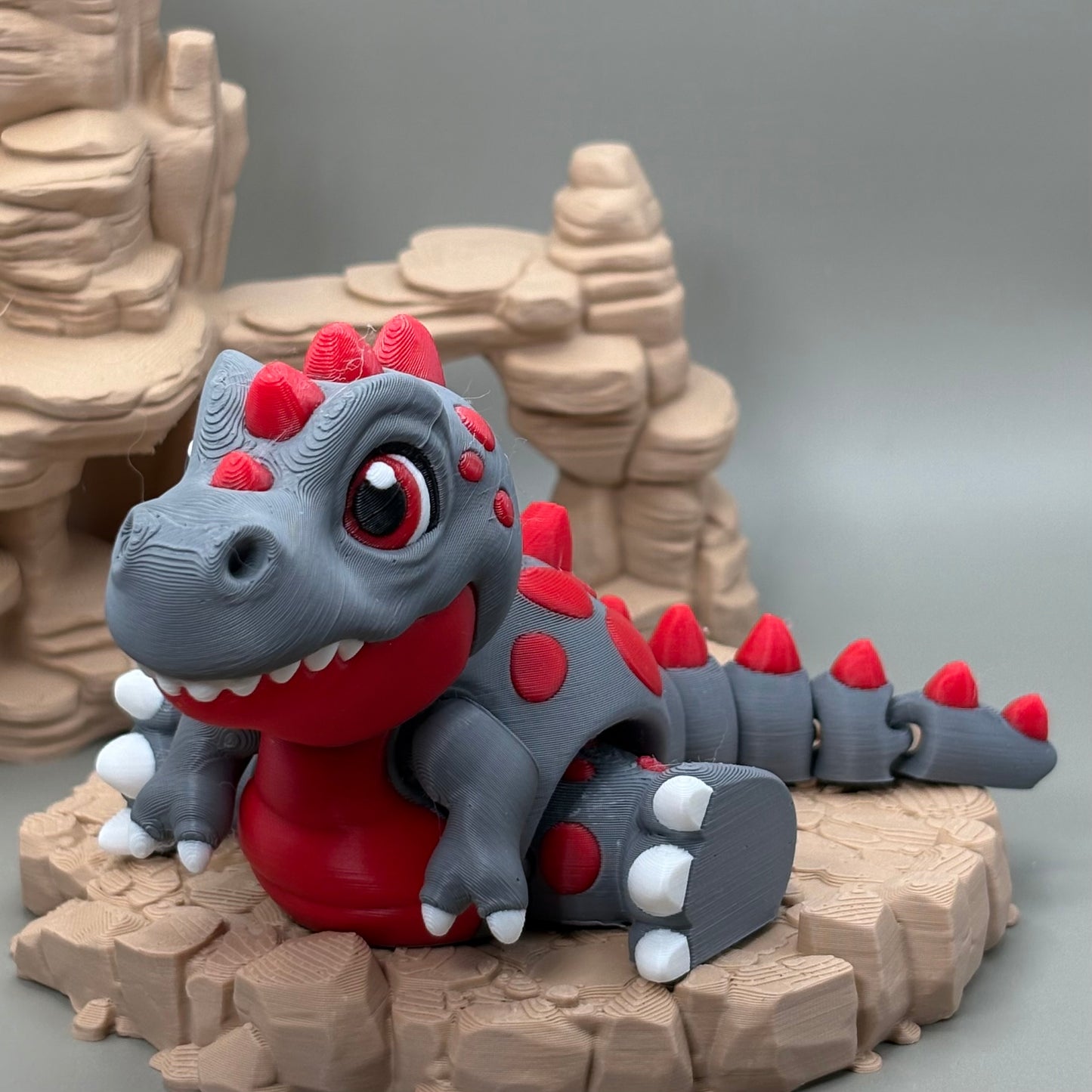 T-Rex Dinosaur Figurine | Articulated Prehistoric Pal | Flexible Dinosaur Desk Gift