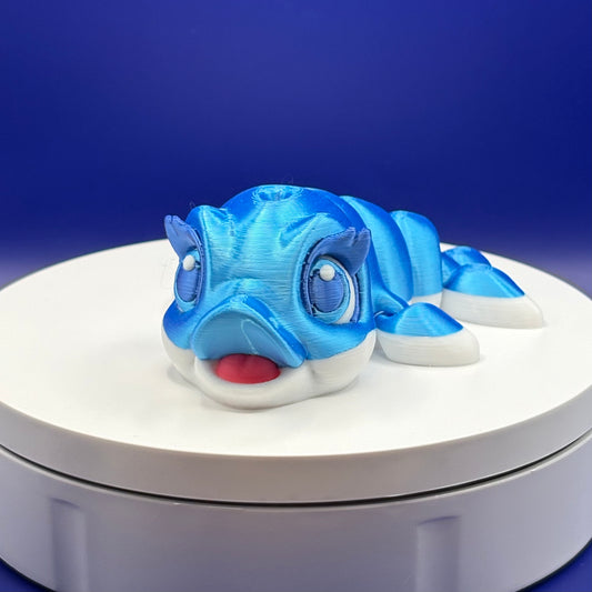 Dolphin Figurine | Articulated Delilah the Dolphin | Ocean Friends Collection | Flexi Desk Pet Decor | 3D Printed Gift