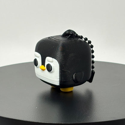 Mega Mini Pet Clicker Keychains | Pug, Cat & Penguin | 3D Printed Pet
