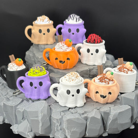 Spooky Boo Brews Keychain Clickers