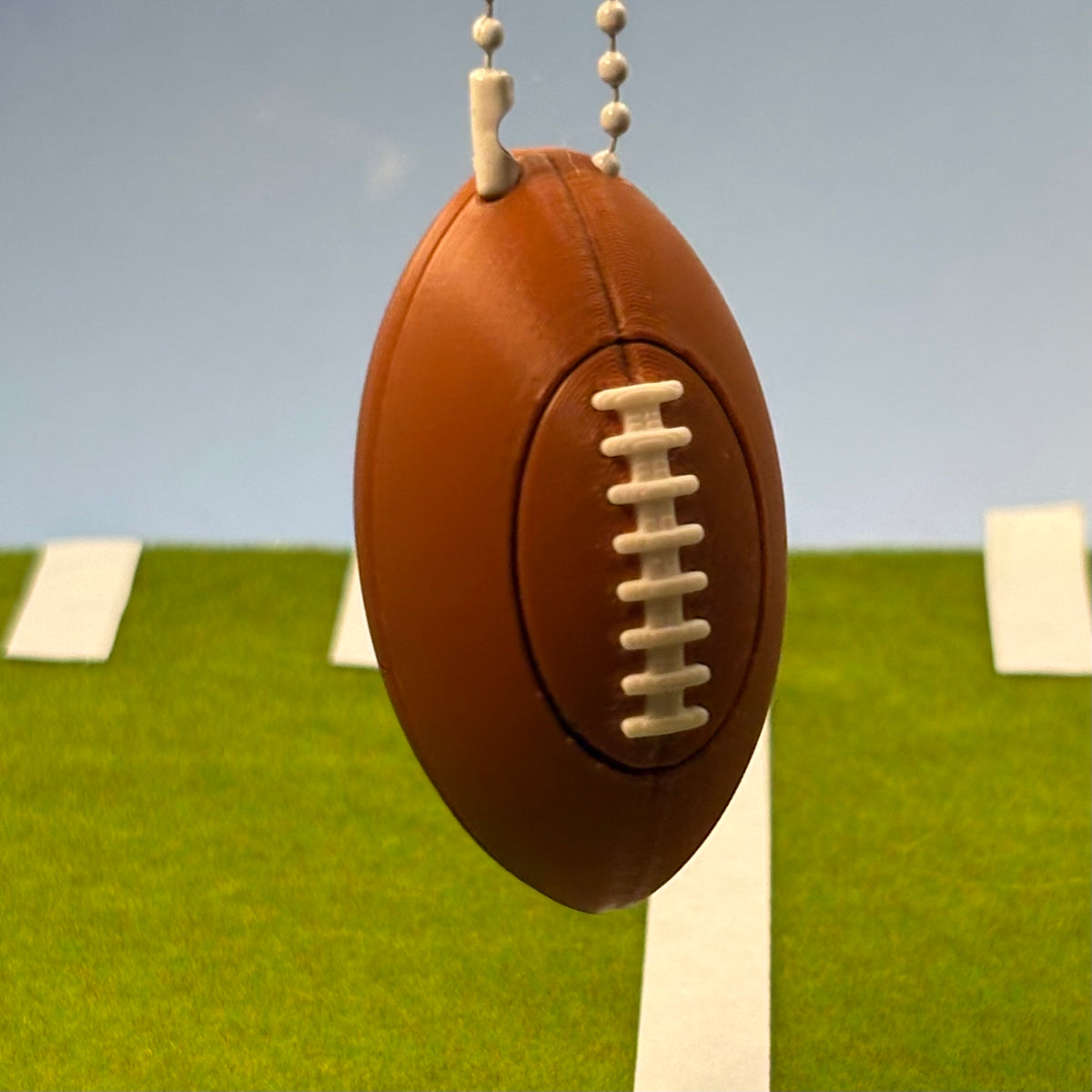 Football Clicker Keychain | Sports Fidget Toy | Football Fan Gift | Game Day Keychain | 3D Printed