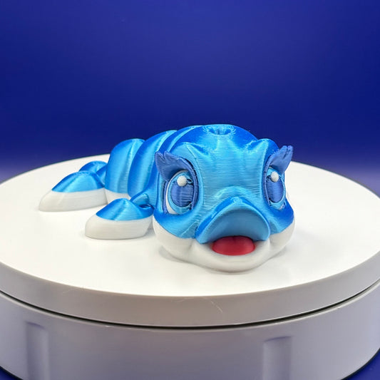 Dolphin Figurine | Articulated Delilah the Dolphin | Ocean Friends Collection | Flexi Desk Pet Decor | 3D Printed Gift