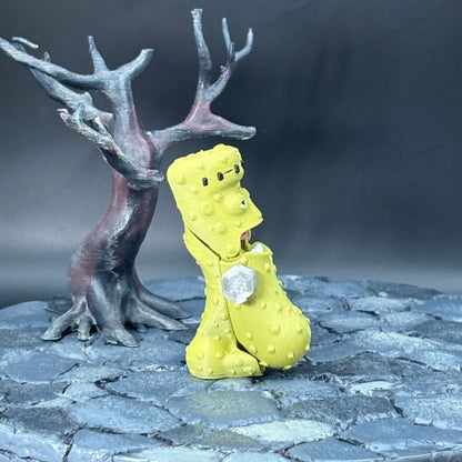 Halloween Pickle Fidget | Articulated Witch, Zombie, or Frankenstein Keychains | Frankenstein (w/stand) Desk Buddy | 3D Printed Gift