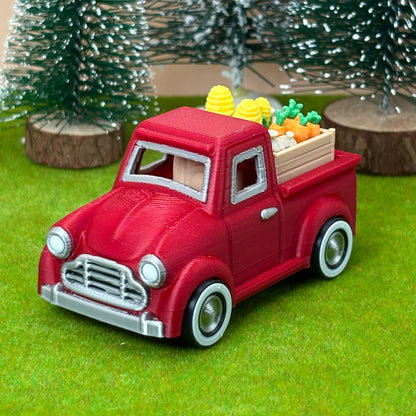 Farmhouse Pickup Truck Clicker | 4-in-1 Fidget Clicker | Mini Farm Truck | 3D Printed Desk Fidget | Mini Grocery Gift (Copy)