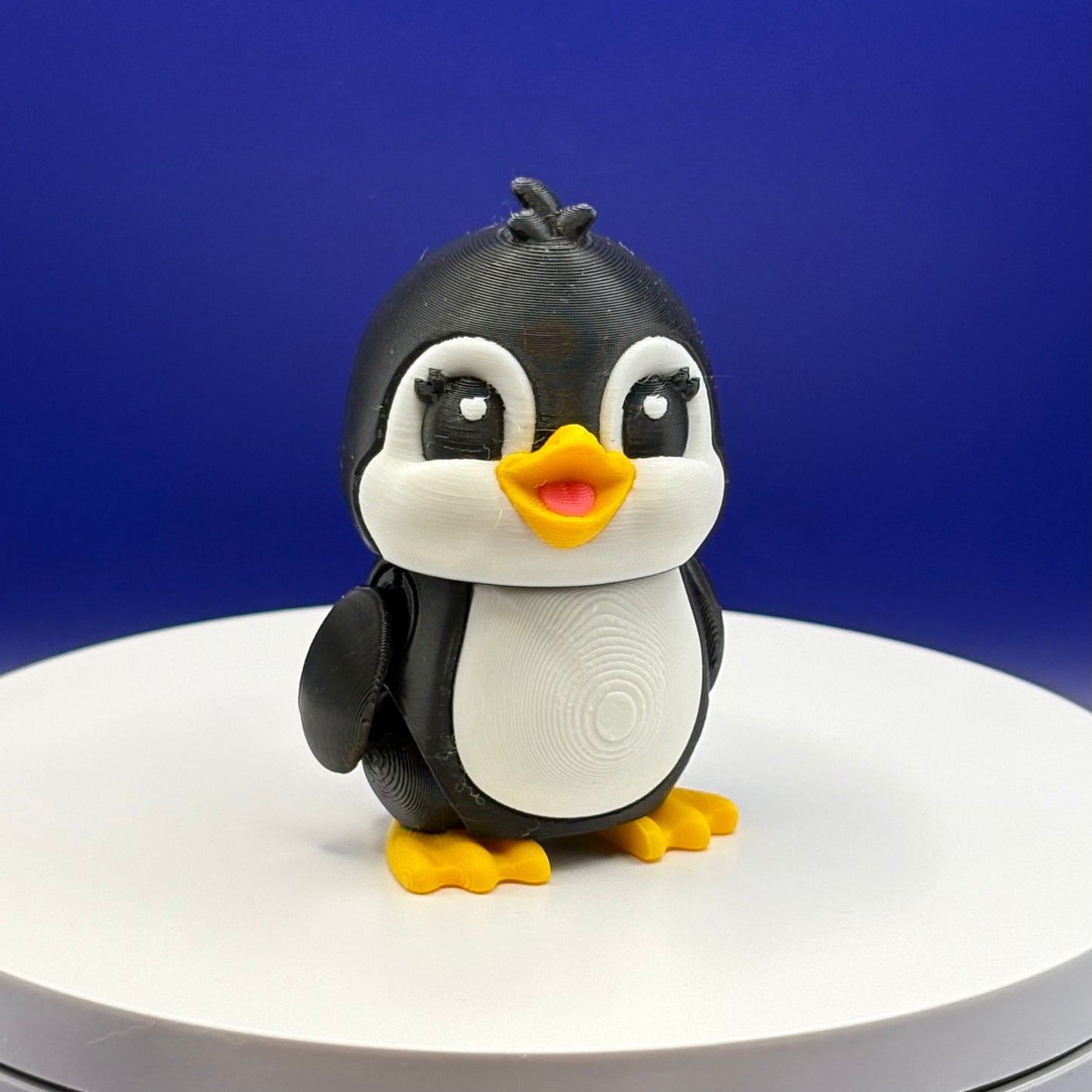 Penguin Figurine | Articulated Artic Friends Collection | Flexi Desk Pet | Artic Decoration | 3D Printed Gift