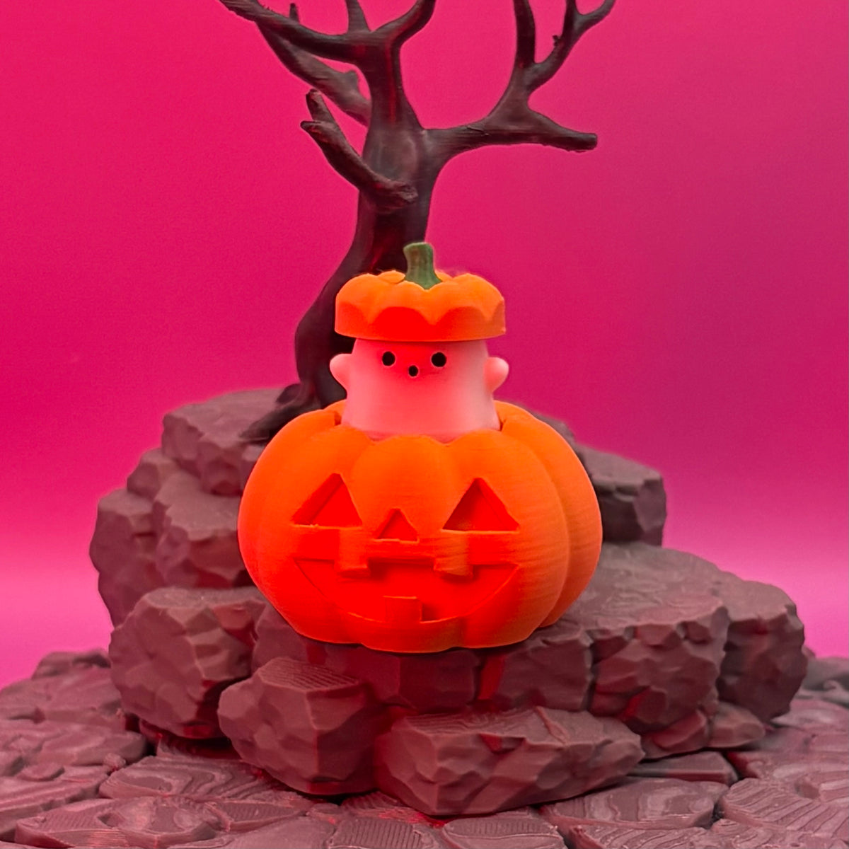 Ghostie Halloween Clicker Keychains | Cat Ghost Cup, Ghost Cauldron & Ghost Jack-O-Lantern