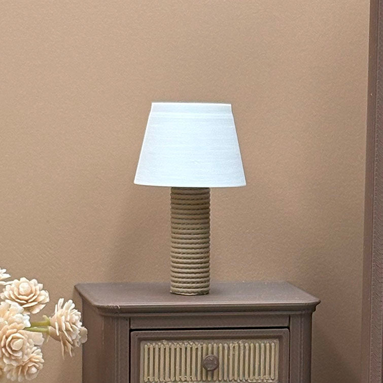 Rope Table Lamp Dollhouse Miniature 1:12 Scale