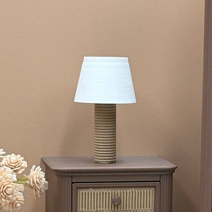 Rope Table Lamp Dollhouse Miniature 1:12 Scale