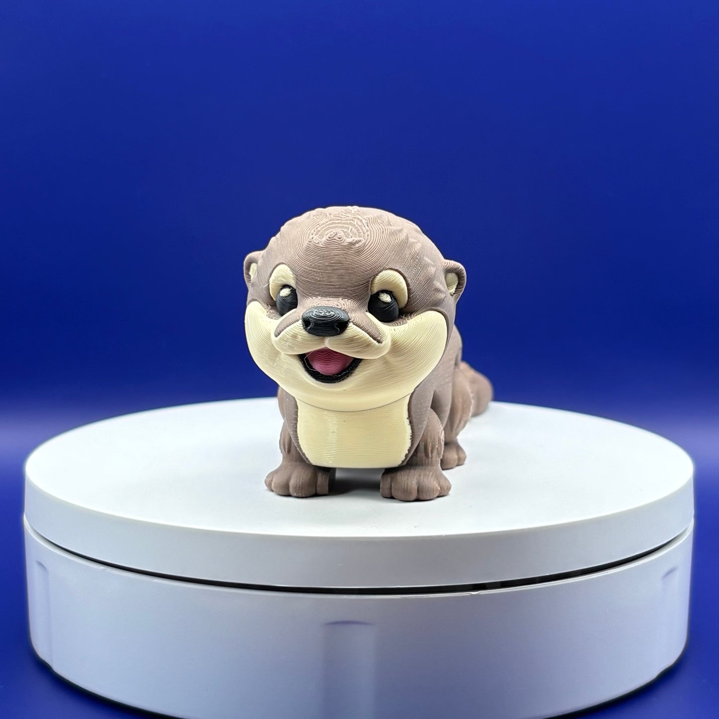 Sea Otter Figurine |  Articulated Oliver the Sea Otter | Ocean Friends Collection | Flexi Desk Pet | 3D Printed Gift