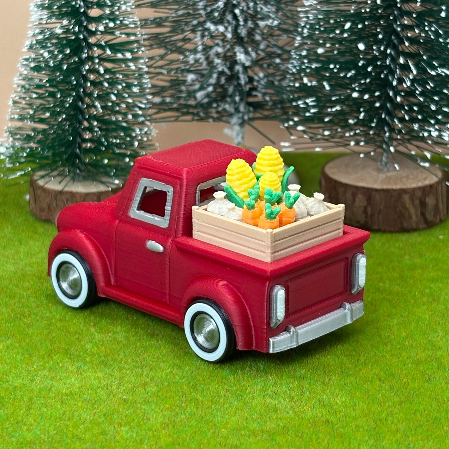 Farmhouse Pickup Truck Clicker | 4-in-1 Fidget Clicker | Mini Farm Truck | 3D Printed Desk Fidget | Mini Grocery Gift (Copy)