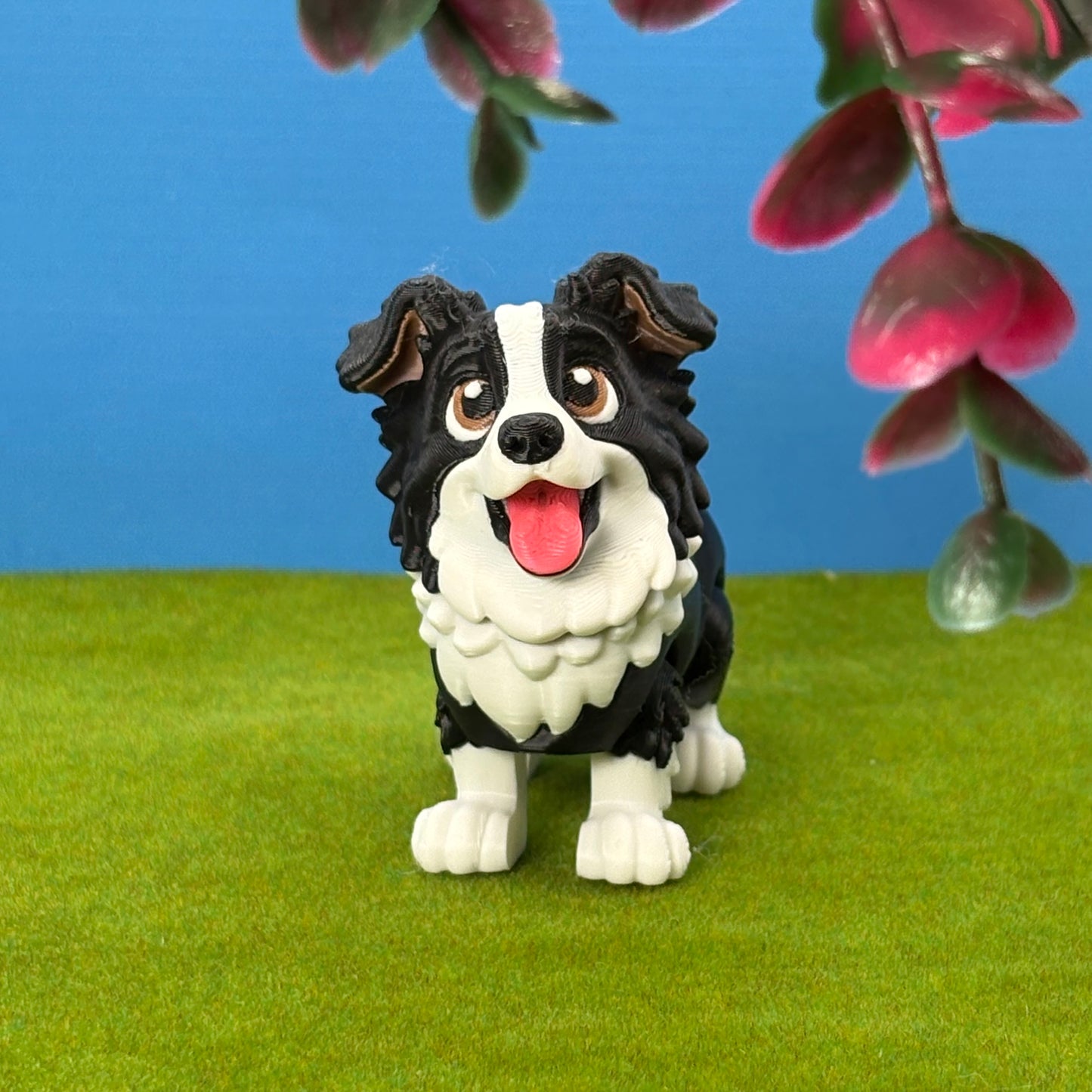 Border Collie Figurine | Articulated Puppy Pal | Flexible Dog | Dog Lover Gift | Desk Buddy (Copy)