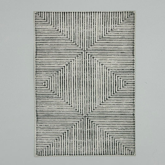 Geometric Rug Dollhouse Miniature 1:12 Scale