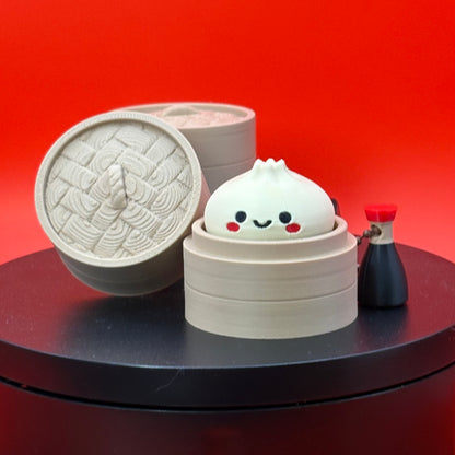 Dumpling Fidget Clicker with Soy Sauce 🥟