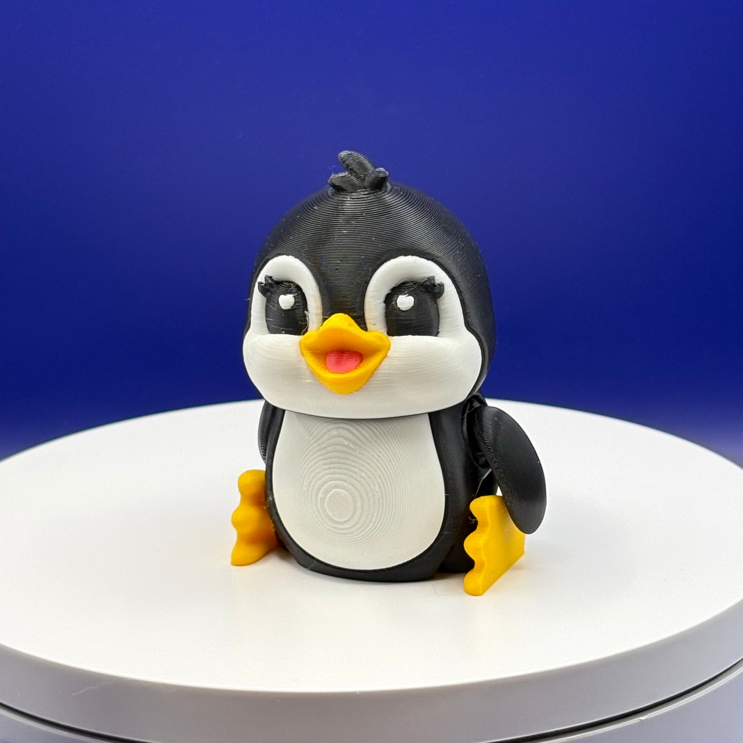 Penguin Figurine | Articulated Artic Friends Collection | Flexi Desk Pet | Artic Decoration | 3D Printed Gift