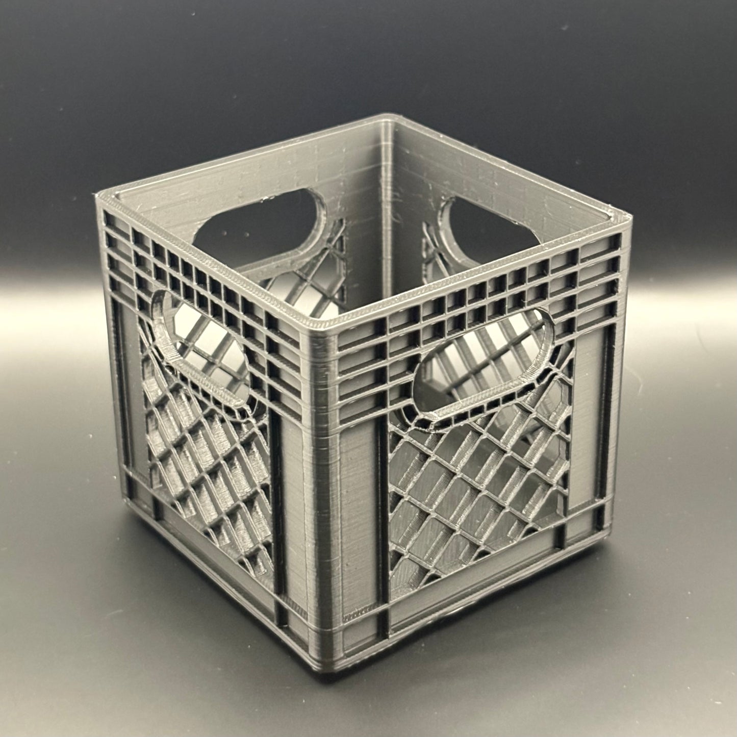Milk Crates | Mini  Stackable Desk Organizer | Sticky Note Holder | 3D Printed Containers