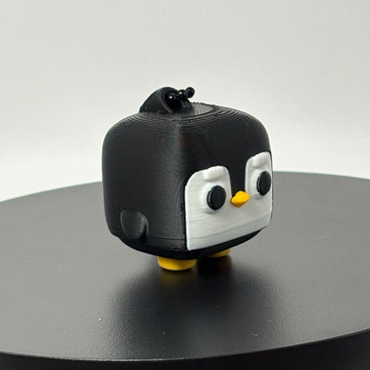 Mega Mini Pet Clicker Keychains | Pug, Cat & Penguin | 3D Printed Pet