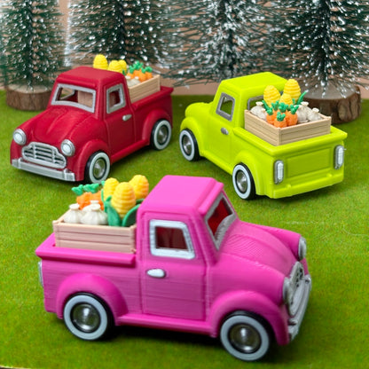 Farmhouse Pickup Truck Clicker | 4-in-1 Fidget Clicker | Mini Farm Truck | 3D Printed Desk Fidget | Mini Grocery Gift (Copy)