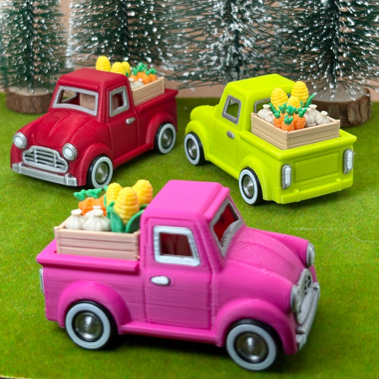 Farmhouse Pickup Truck Clicker | 4-in-1 Fidget Clicker | Mini Farm Truck | 3D Printed Desk Fidget | Mini Grocery Gift (Copy)