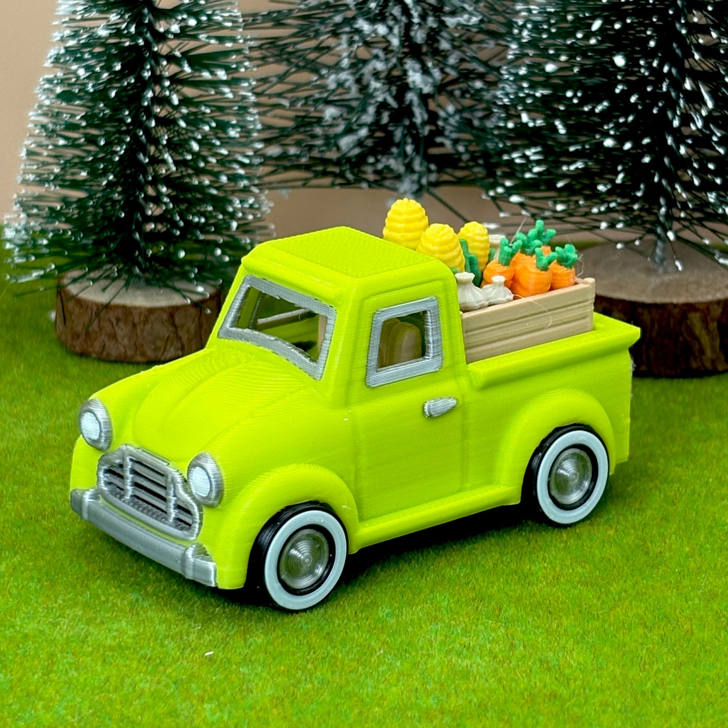 Farmhouse Pickup Truck Clicker | 4-in-1 Fidget Clicker | Mini Farm Truck | 3D Printed Desk Fidget | Mini Grocery Gift (Copy)